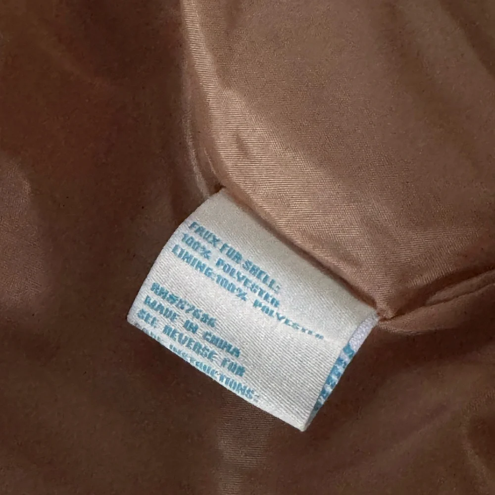 C&C California Teddy Sherpa Coat – Camel Brown – Longline - Picture 7 of 8